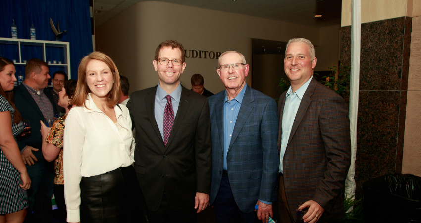 Tom Coughlin and Brian Coughlin at Wine Gala