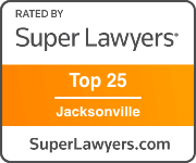 super lawyers badge - top 25 jacksonville