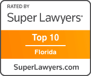 super lawyers badge - top 10 florida