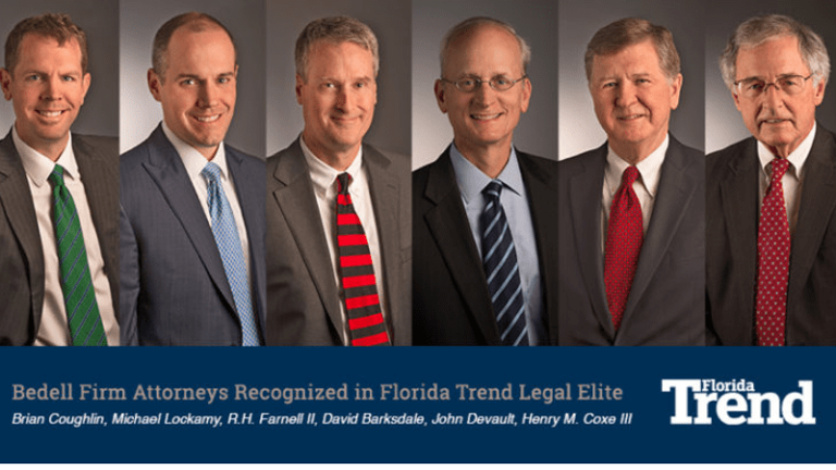 Five lawyers from the Bedell Firm recognized in Florida Trend Legal Elite