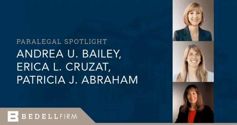 Paralegal Spotlight: Andrea U. Bailey, Erica L. Cruzat, Patricia J. Abraham