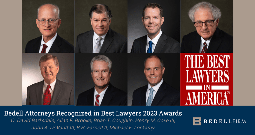 Bedell Attorneys Recognized in Best Lawyers 2023 Awards