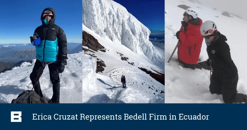 Erica Cruzat Represents Bedell Firm in Ecuador