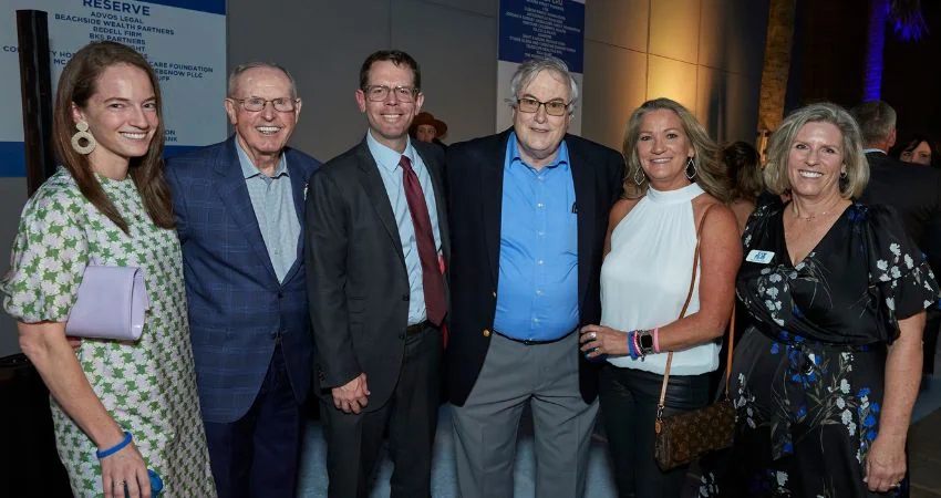 (From left to right: Jay Fund Board members Anne Mesrobian, Tom Coughlin, Brian Coughlin, Dr. Michael Joyce, Shelly Kobb, and Jay Fund CEO Keli Coughlin)