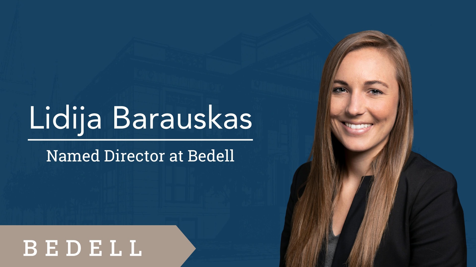 Lidija Barauskas Named Director at Bedell