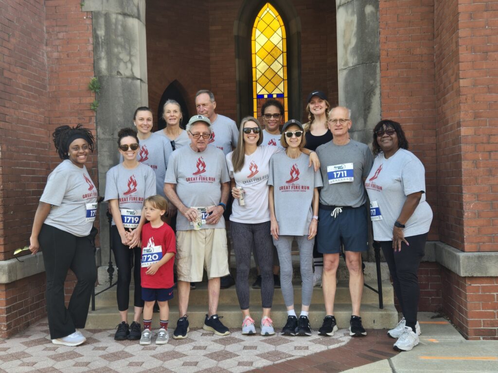 Featured from left to right: Back row – Lidija Barauskas, Irene Barauskas, Andrew Barauskas, Gem Davis, and Katie Lob. Front row – Maya Jamison, Jennifer Griffis, Micah Griffis, Hank Coxe, Erica Cruzat, Andrea Bailey, David Barksdale, and Gwandos Ward.
