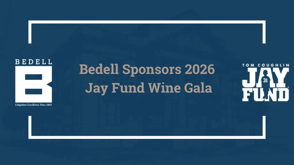 Bedell Sponsors 2026 Jay Fund Wine Tasting Gala