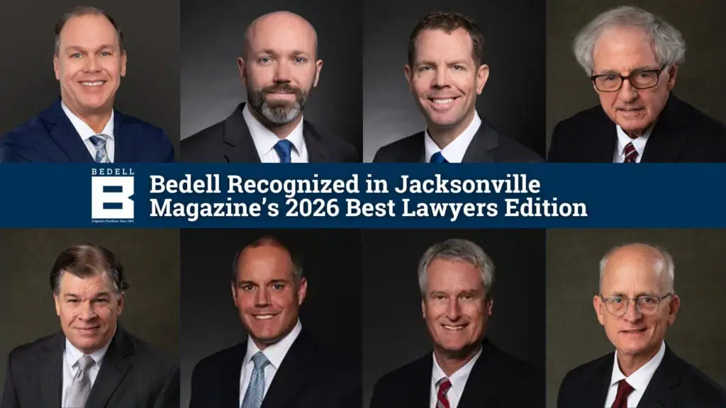 Bedell Attorneys Recognized in Jacksonville Magazine’s 2026 Best Lawyers Edition